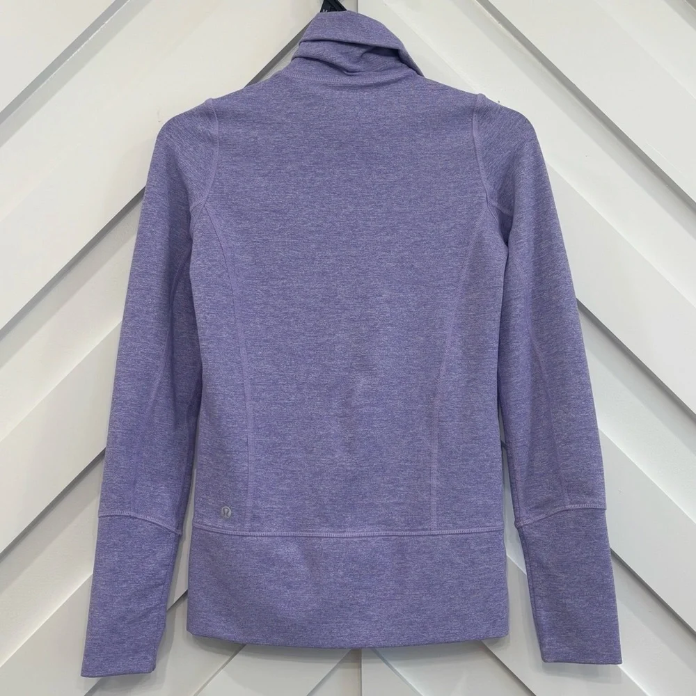 Lululemon In Stride Jacket Size 2 In Heathered Pigment Blue Purple